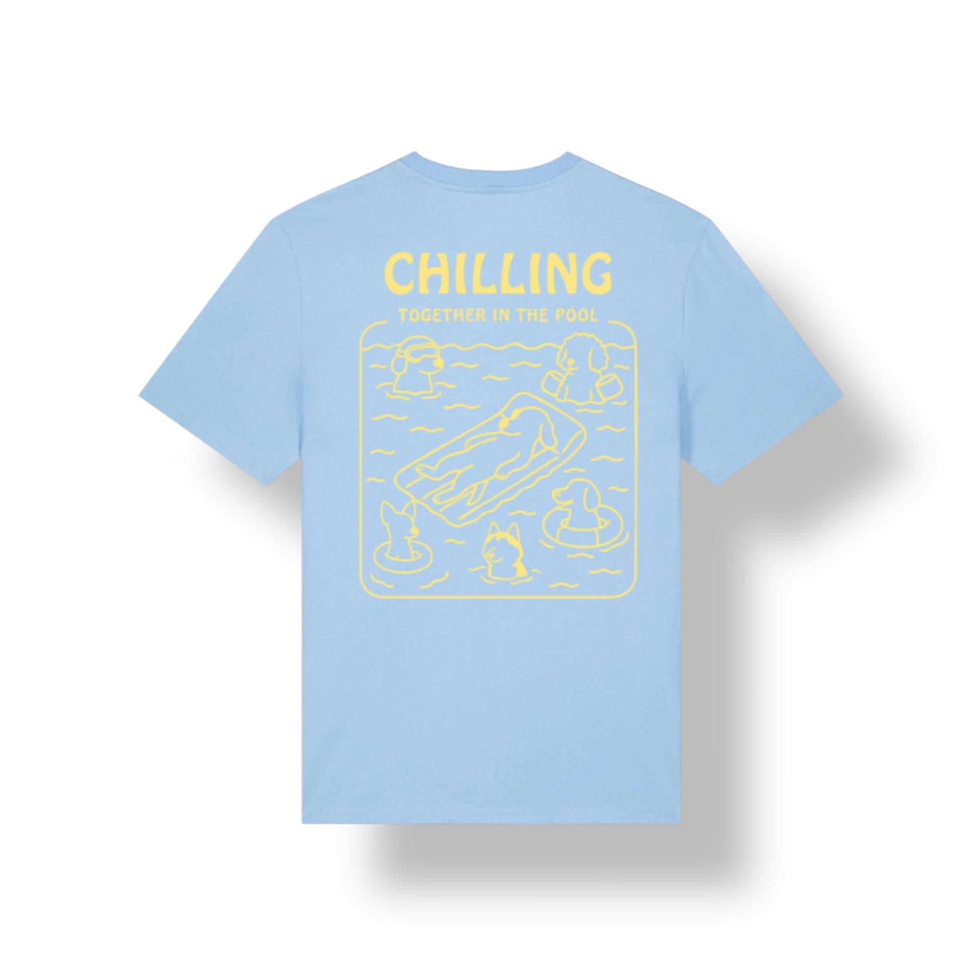 Chilling Together in the Pool – T-Shirt - Fietes-Pawluxe