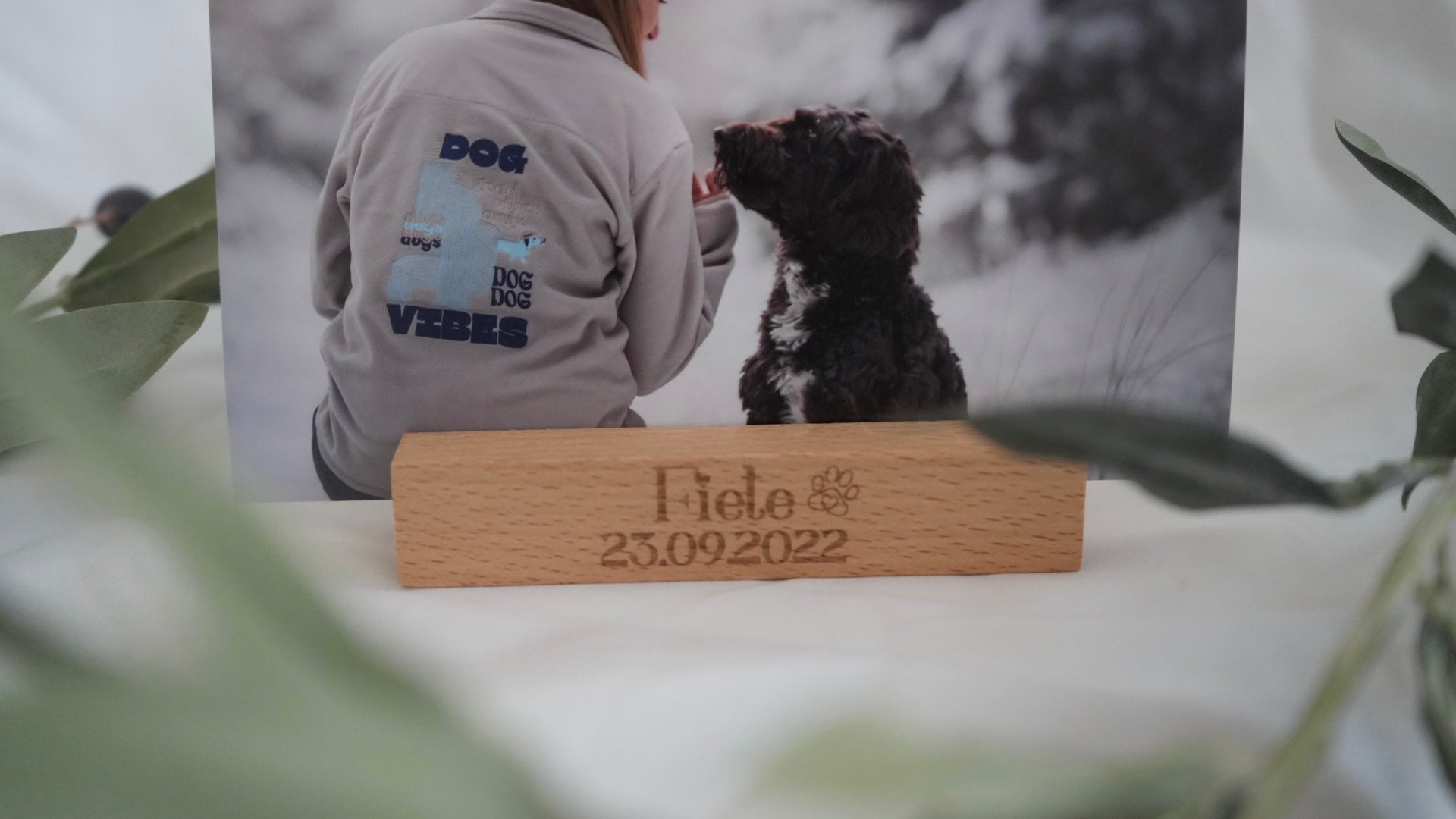 Personalisierter Fotohalter - Fietes-Pawluxe