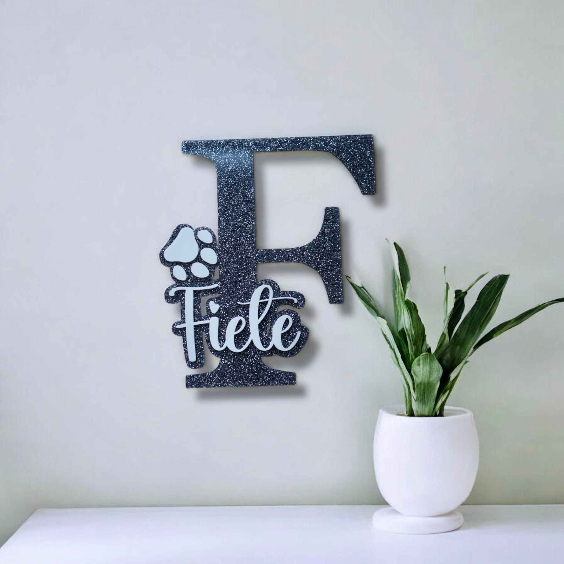 Personalisiertes Schild- Anfangsbuchstabe - Fietes-Pawluxe