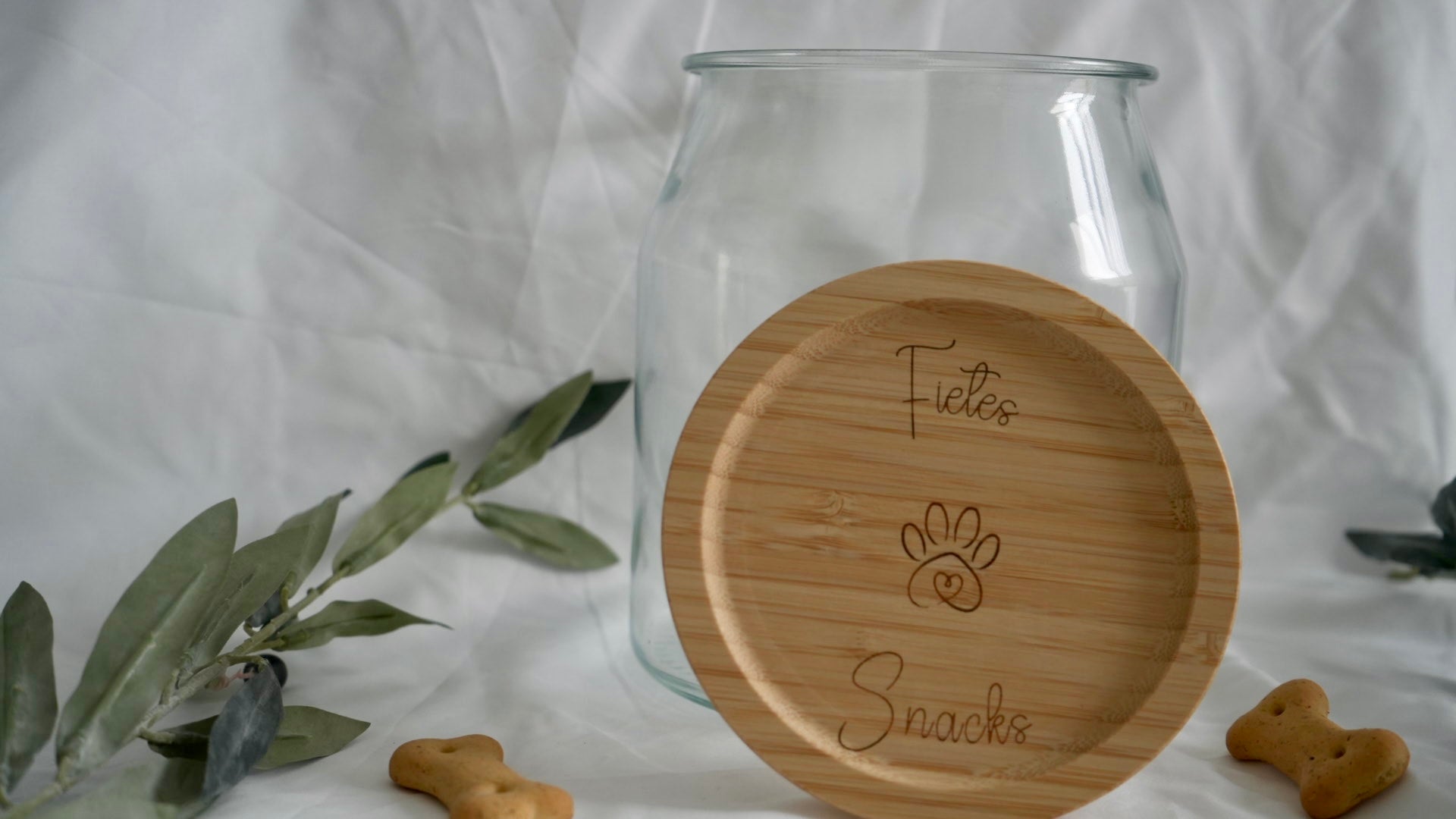 Große personalisierte Leckerli-Dose - Fietes-Pawluxe