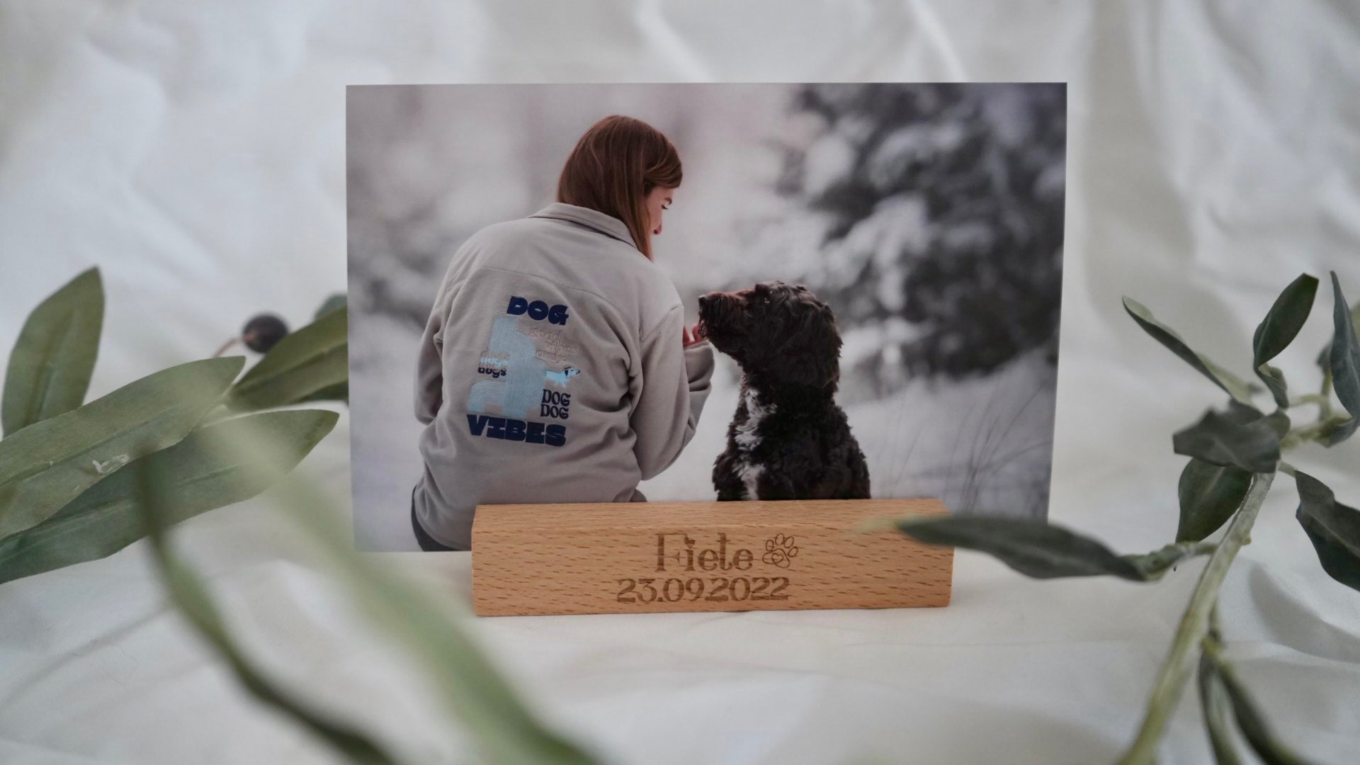 Personalisierter Fotohalter - Fietes-Pawluxe