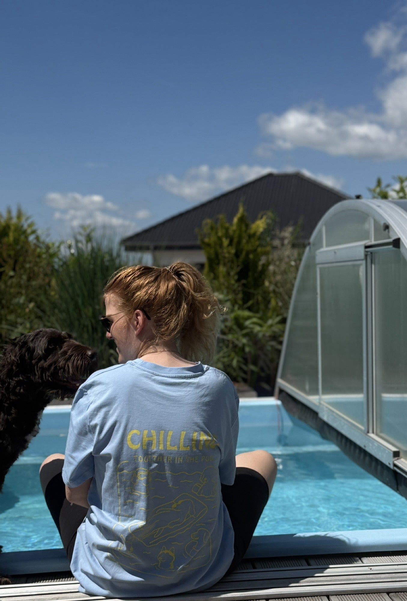 Chilling Together in the Pool – T-Shirt
