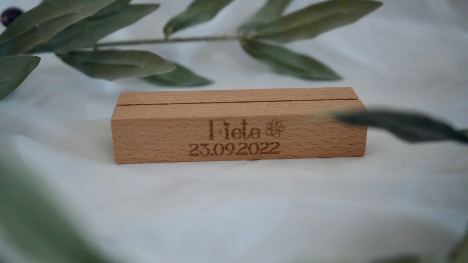 Personalisierter Fotohalter - Fietes-Pawluxe