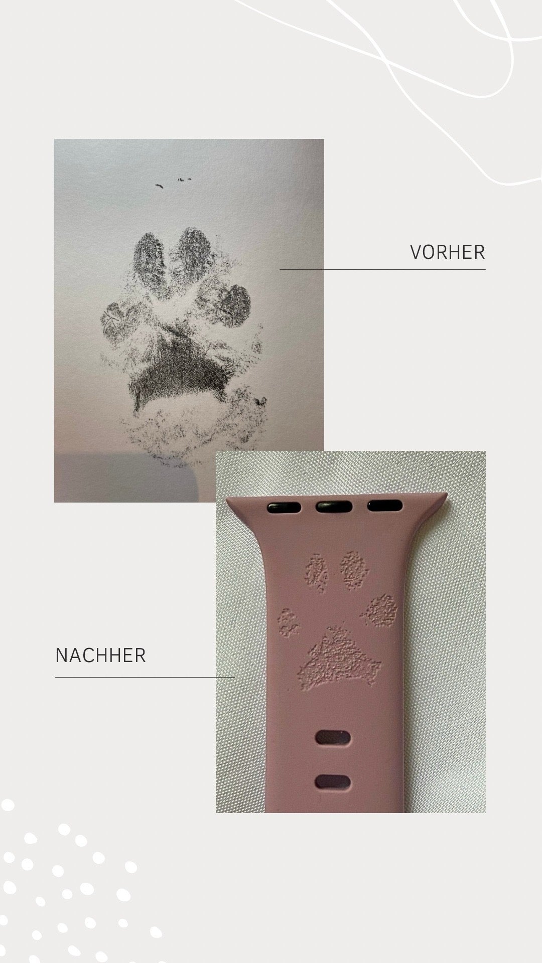 Personalisiertes Apple Watch Armband - Fietes-Pawluxe