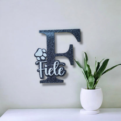Personalisiertes Schild- Anfangsbuchstabe - Fietes-Pawluxe