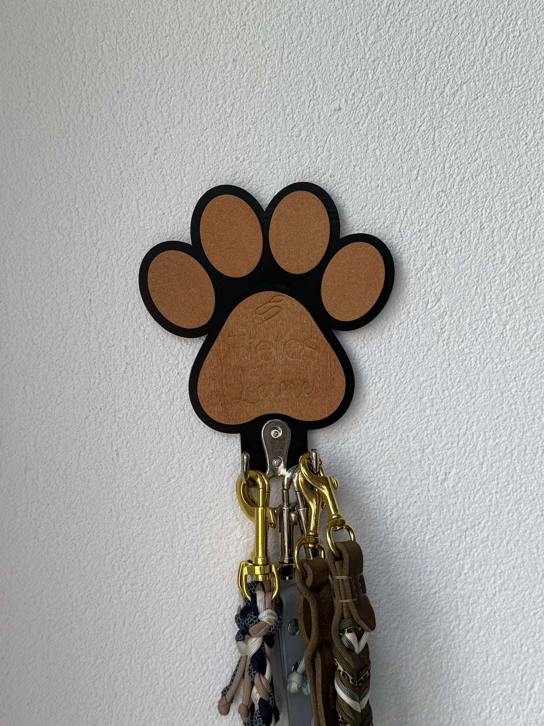 Personalisierter Pfotenhaken - Fietes-Pawluxe