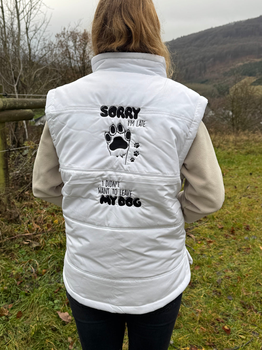 🎁 Sorry I‘m Late- Weste (100% off) - Fietes-Pawluxe