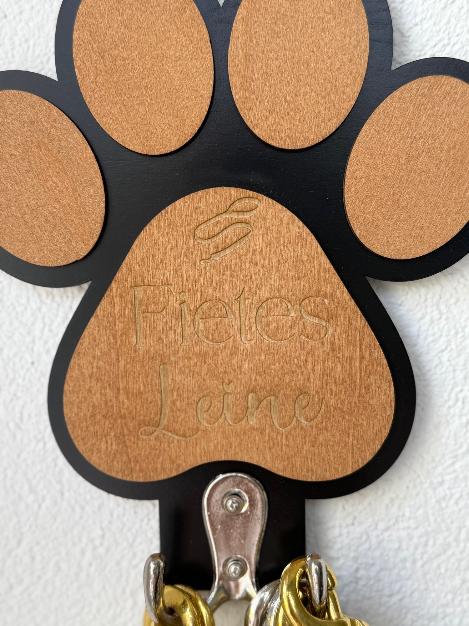 Personalisierter Pfotenhaken - Fietes-Pawluxe